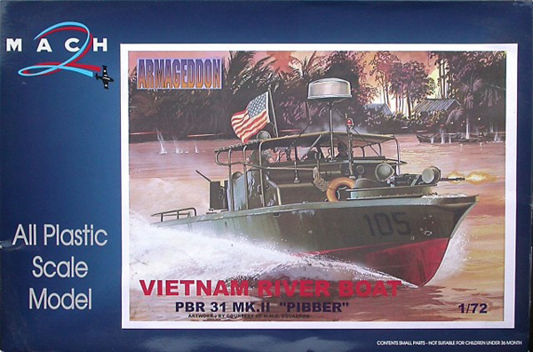 มัค 2 เรือแม่น้ำเวียดนาม PBR 31 Mk.II Pibber 1:72