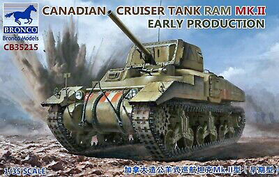 Tanque de crucero canadiense Bronco Ram Mk.II 1:35