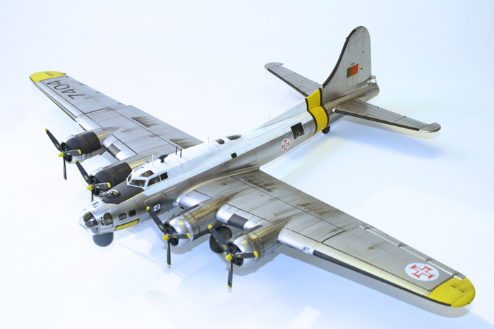 การแปลง Airfix B-17G เป็น SB-17G 1: 72