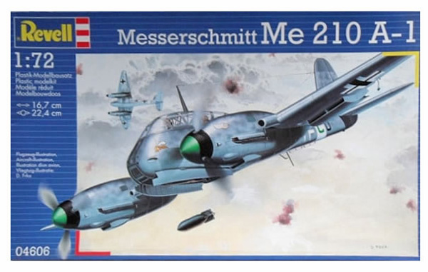 Ревелл Мессершмитт Me210 A-1 1:72