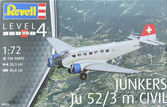 Revell Junkers Ju52/3, m Civil 1:72 