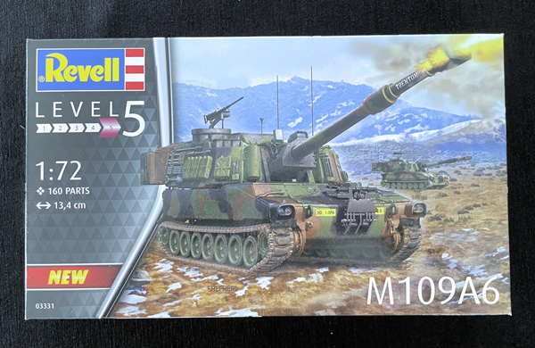 Revell M109A6, Paladin Howitzer, 1.72