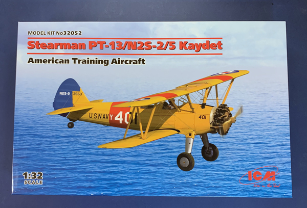 ICM Stearman PT-13/N2S-2/5 เคย์เด็ต 1:32