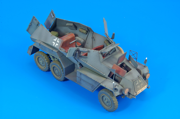 Bronco Sd.Kfz.247 Ausf.A Voiture Blindée Allemande 1/35ème