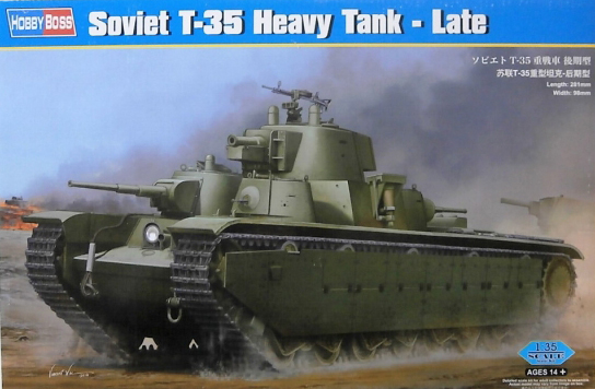 HobbyBoss sovětský těžký tank T-35 Pozdní 1:35