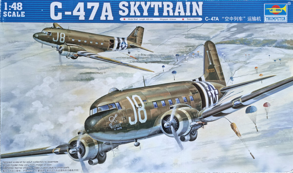 Trumpeter Douglas C47 Dakota ‘Night Fright’ Airborne Legend 1:48