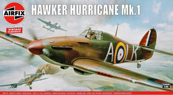 Airfix Hawker Hurricane Mk.I Grup Kapten Hemmingway 1:24