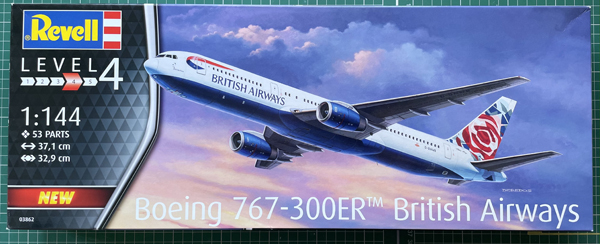 Revell Boeing 767-300ER British Airways Chelsea Gül 1:144