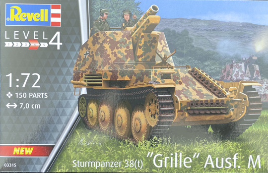 Revell Sturmpanzer 38t, ‘Grille’ Ausf.M 1:72