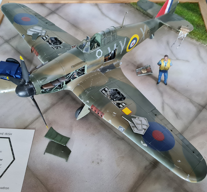 Airfix Hawker Hurricane Mk.I Group กัปตันเฮมมิงเวย์ 1:24