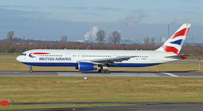 Боїнг 767-300 авіакомпанії British Airways