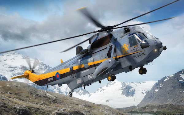 Airfix Sea King HC3 converted to VH3D (Marine One) 1:72