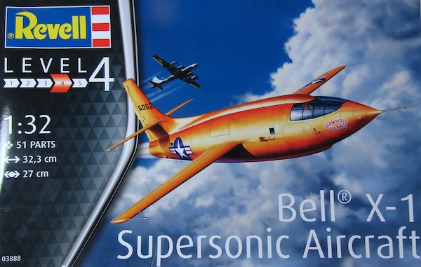 Avión supersónico Revell Bell X-1A 1:32