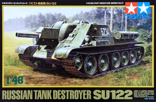 Tamiya Su-122 Penghancur Tank Rusia 1:48