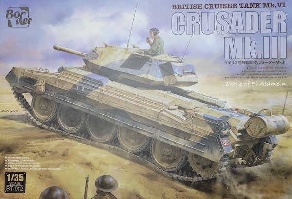 Border Model Crusader Mk.III, British Cruiser Tank Mk.VI 1:35