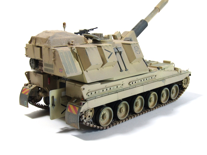 Terompet Inggris 155mm AS-90 Self-Propelled Howitzer 1:35