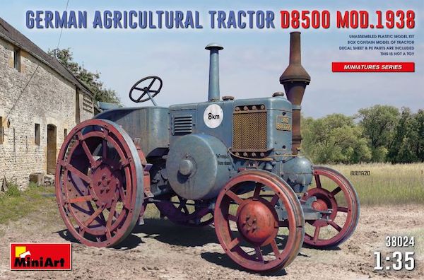 MiniArt Tractor Agrícola Alemán D8500 MOD.1938