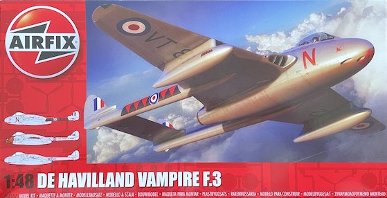 Airfix De Havilland Vampire FB.5, No 75 Squadron RNZAF 1:48