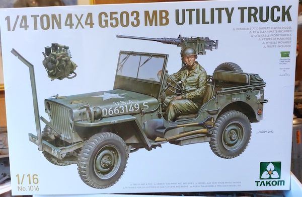 Takom ¼ Ton 4x4 G503 MB Utility Truck 1:16