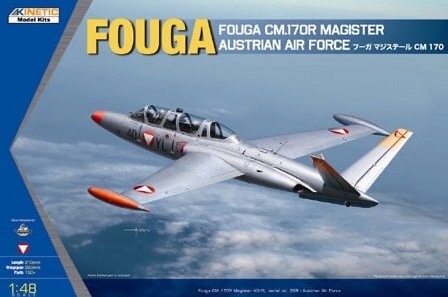 Kinetic e AMK Fouga Magister 1:48