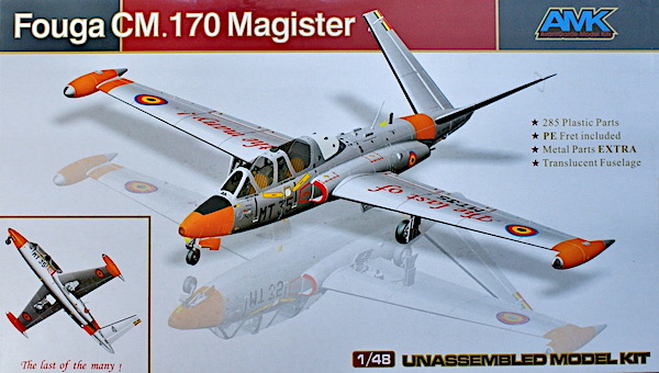 Kinetic u AMK Fouga Magister 1:48