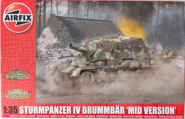 Airfix Sturmpanzer IV Brummbär Versi Pertengahan 1:35