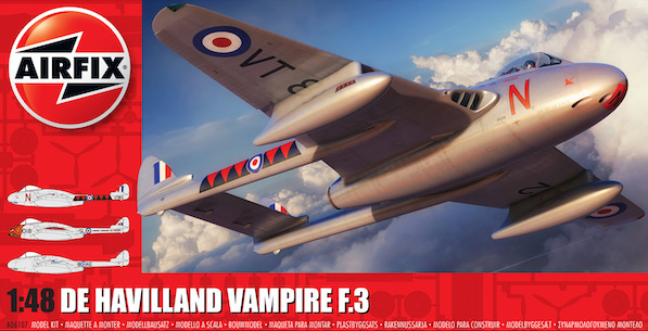 Airfix De Havilland Vampiro F.3 1:48