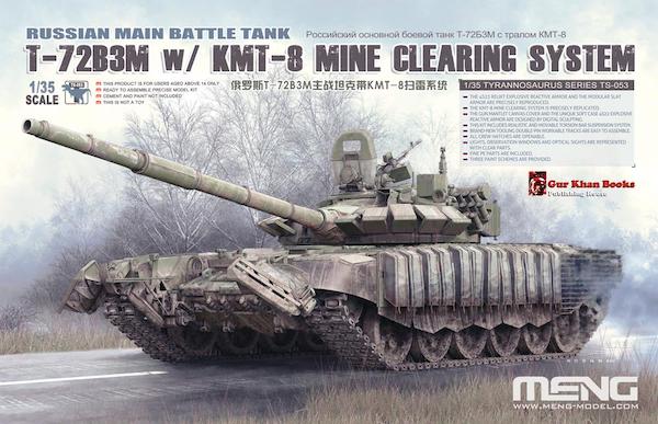 Meng T-72B3M dengan Sistem Kliring Tambang KMT-8 1.35