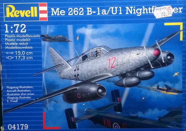 レベル メッサーシュミット Me 262 B-1a/U1 1:72