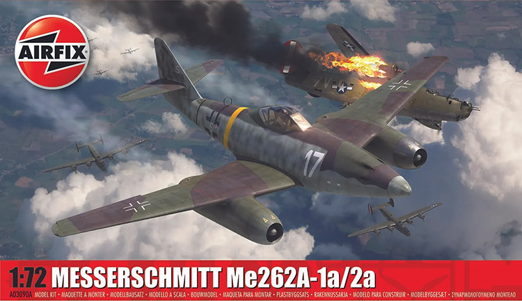 Airfix Messerschmitt Me262A-1a/2a, 2023 release 1:72