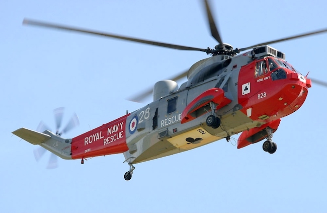 Westland Sea King HU.5 ZA166 '28', No. 771 Squadron Royal Navy, RNAS Culdrose, Storbritannien 14 juni 2004. Med tillstånd av Mike Freer Touchdown-Aviation