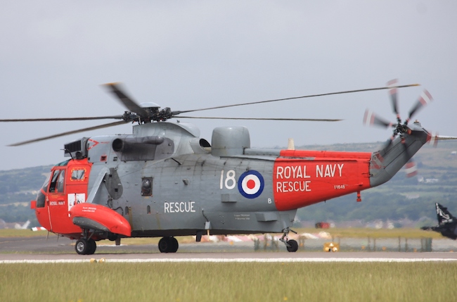 Westland Sea King HU.5 XV648 '18', No. 771 Squadron Royal Navy, RNAS Culdrose, 24. július 2013. Andrew Thomas jóvoltából