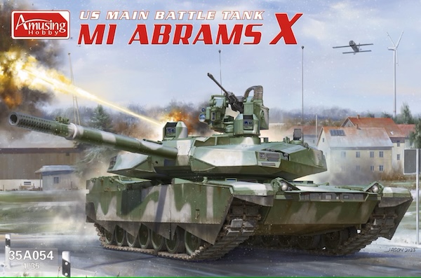 Zabawne hobby M1 Abrams X, amerykański czołg podstawowy 1:35