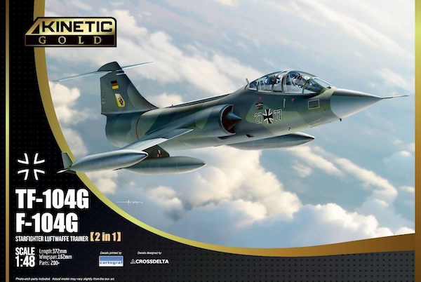 Kinetic TF-104G Starfighter JaboG 33 Luftwaffe 1:48