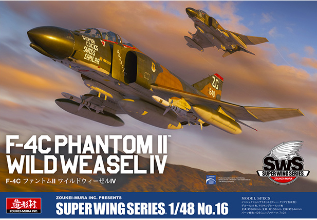 Zoukei-Mura F-4C Phantom II Wild Weasel IV 1:48